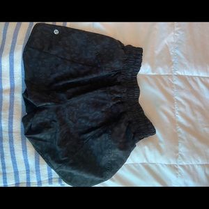Black Camo Lululemon Shorts